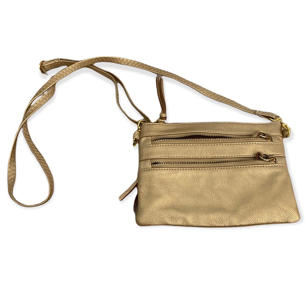 Gold crossbody
